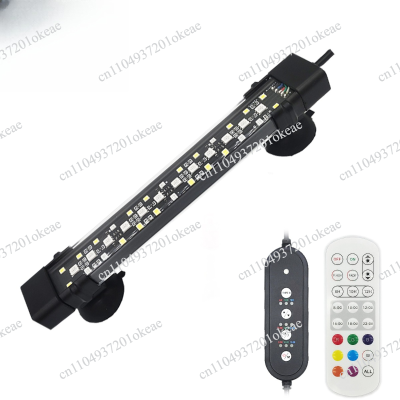 Aquarium Fish Light - 수족관 LED 조명, 자동 주야간 사이클,