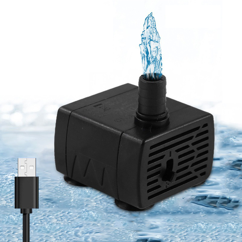 Aquarium Mini Fish - 초저소음 USB 수족관 어항 여과 펌프