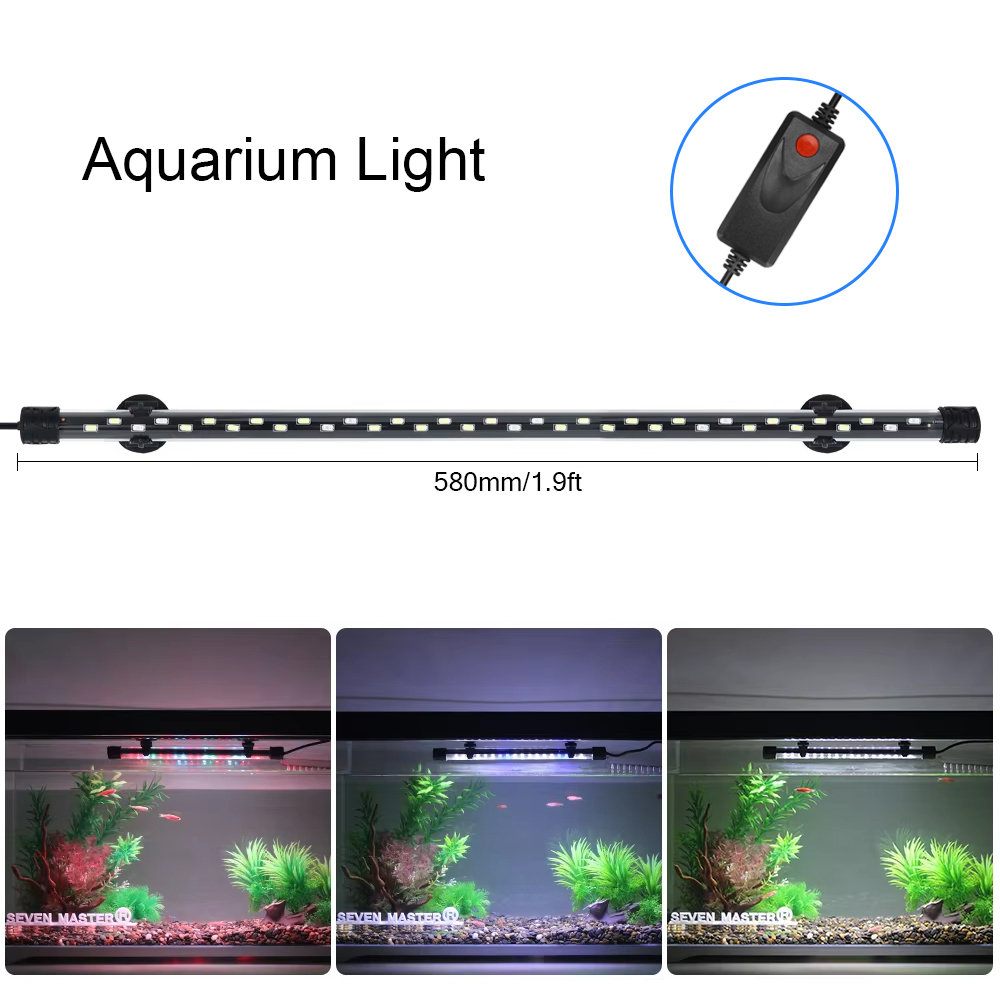 Aquarium Fish Enrichment - 58CM 수족관 빛 LED 식물 성장