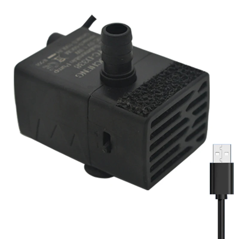Aquarium Mini Fish - USB 수족관 수중 워터 펌프, 5V
