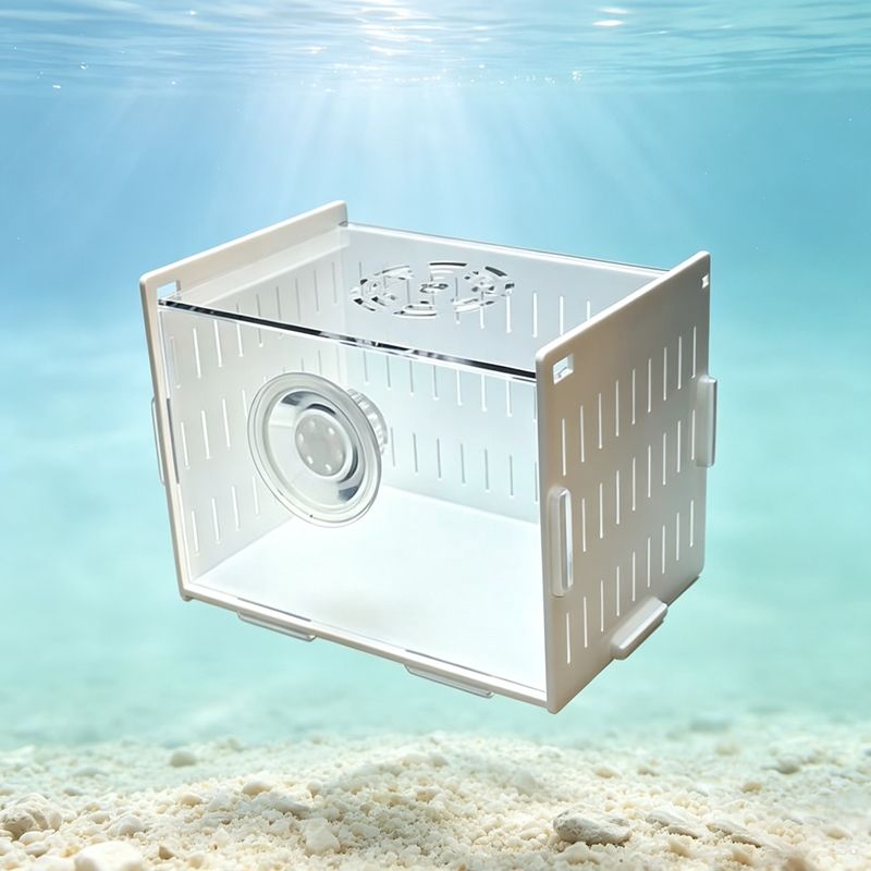 뚜껑이 있는 분리형 어항, 다기능 수족관 인큐베이터,  - Aquarium Fish Parrot 리뷰 및 가격