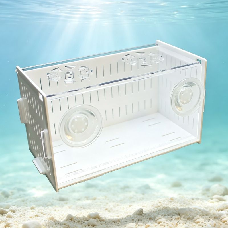 뚜껑이 있는 분리형 어항, 다기능 수족관 인큐베이터,  - Aquarium Fish Parrot 리뷰 및 가격