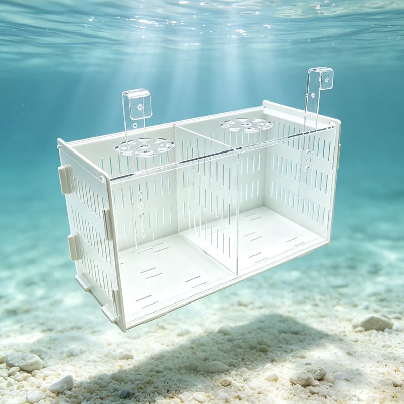 뚜껑이 있는 분리형 어항, 다기능 수족관 인큐베이터,  - Aquarium Fish Parrot 리뷰 및 가격