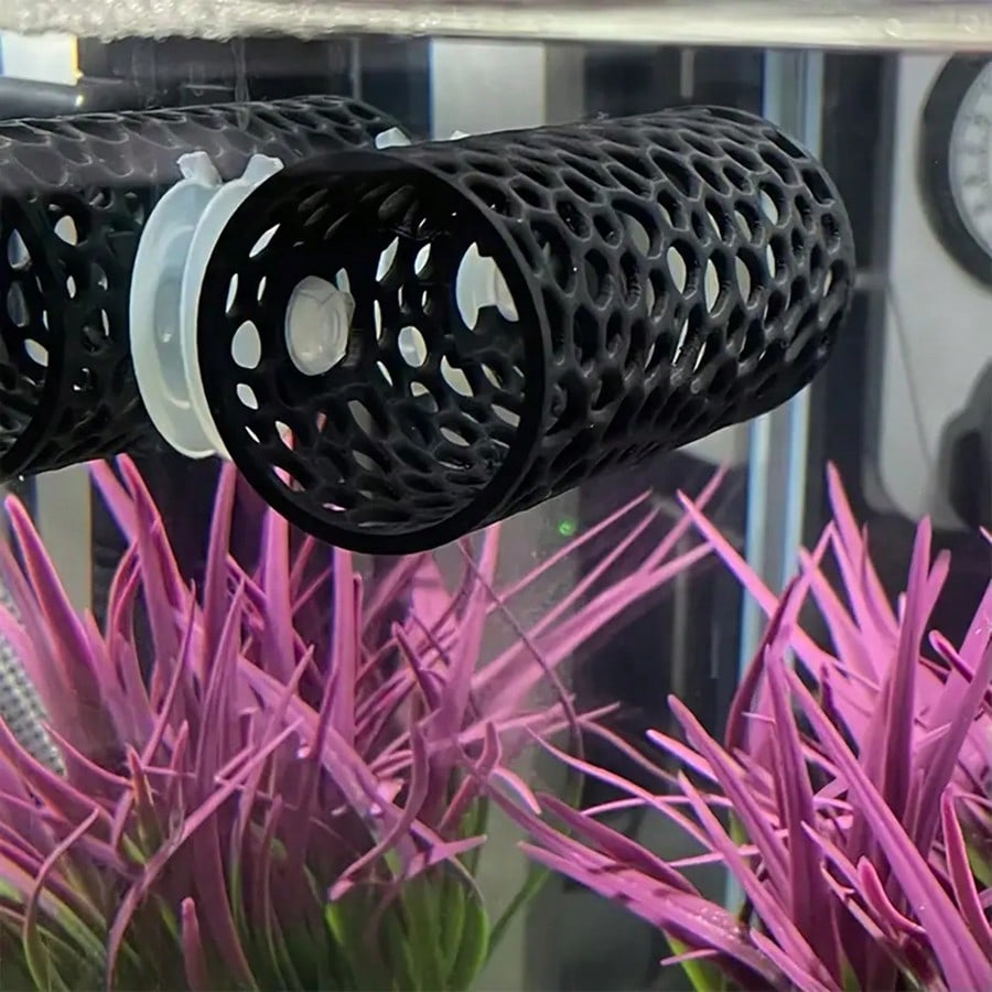 수족관 물고기 은신처 흡입 컵이있는 검은 중공 튜브 B - Aquarium Fish Black 리뷰 및 가격
