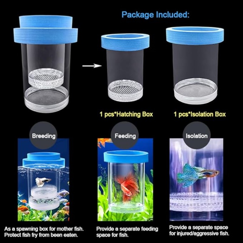 수족관 탱크 용 부동 물고기 사육 격리 상자 아기 물고 - Aquarium Fish Breeding 리뷰 및 가격