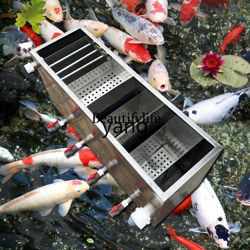 A81 스테인리스 스틸 다기능 필터 박스 필터, 잉어  - Fish Tank Filter 리뷰 및 가격