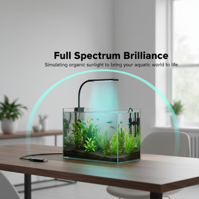 USB 수족관 클립 조명, 가정 사무실 데스크탑 어항  - Aquarium Fish Light 리뷰 및 가격