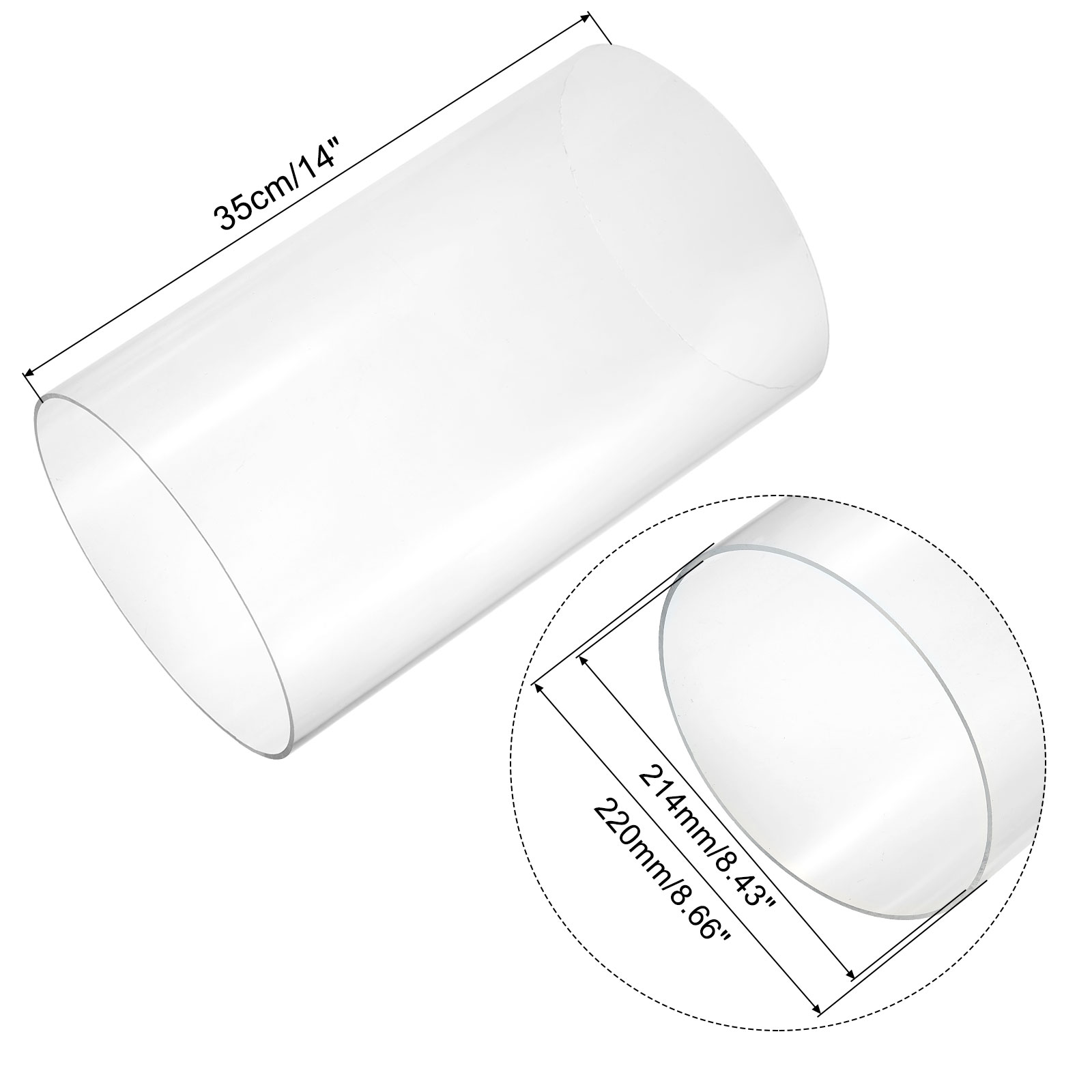 350mm 투명 아크릴 수족관 어항 파이프 OD 55- - Aquarium Fish Breeding 리뷰 및 가격