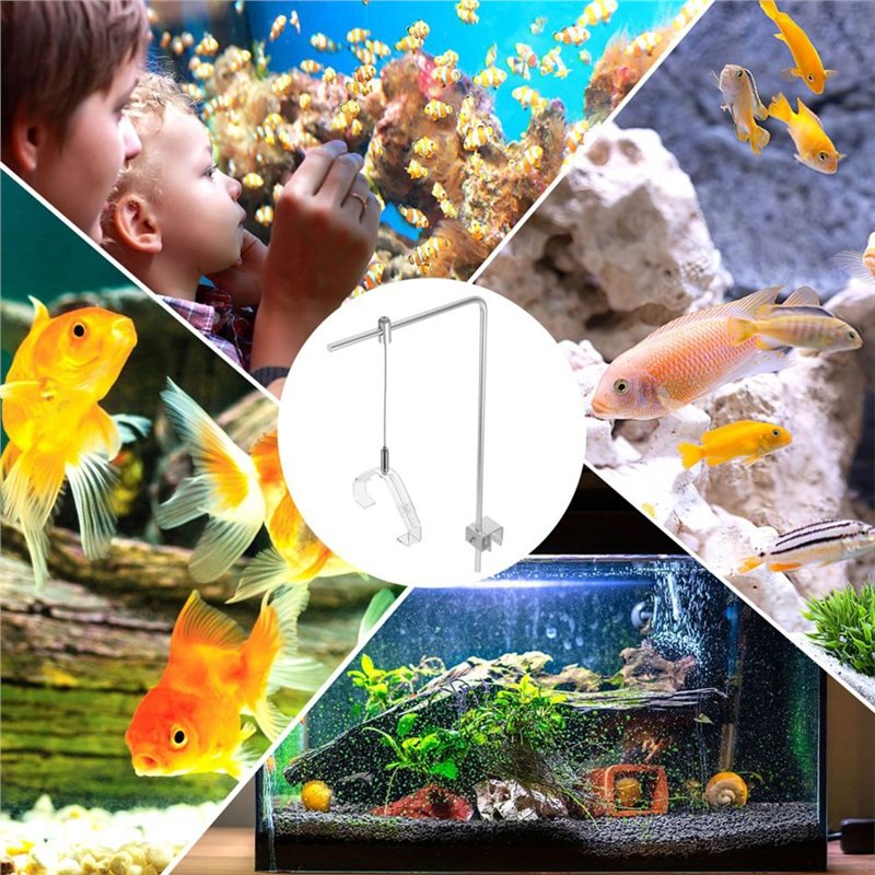 AB41-2Pcs 물고기 탱크 라이트 랙 클립이 있는  - Aquarium Fish Lamp 리뷰 및 가격