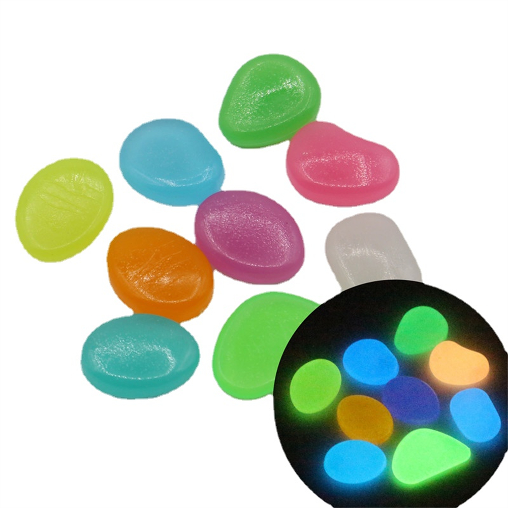 50pcs 빛나는 돌 형광 자갈 자갈 어두운 빛나는 돌 - Aquarium Fish Breeding 리뷰 및 가격