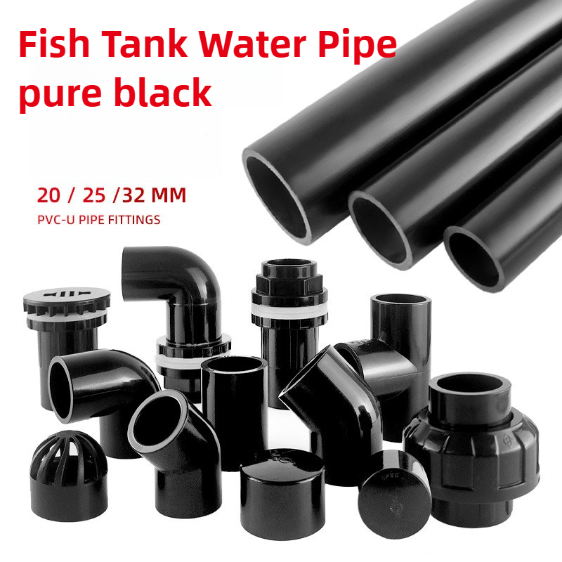 PVC 블랙 어항 물 파이프 플라스틱 튜브 피팅 엘보  - Aquarium Fish Black 리뷰 및 가격
